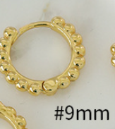 Fashion Beads Circle 925 Sterling Silver Huggie Hoop Earrings - SterlingSilberSchmuck