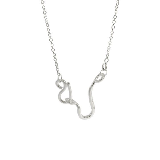 Gliederkette 925 Sterling Silber Halskette modern & elegant