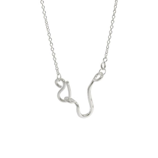 Gliederkette 925 Sterling Silber Halskette modern & elegant