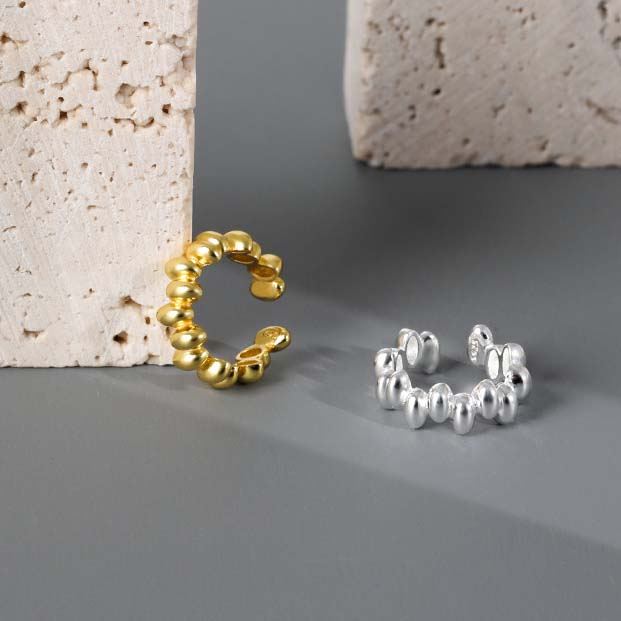 Perlen Ohrringe ohne Ohrloch aus 925 Sterlingsilber – Elegant - SterlingSilberSchmuck