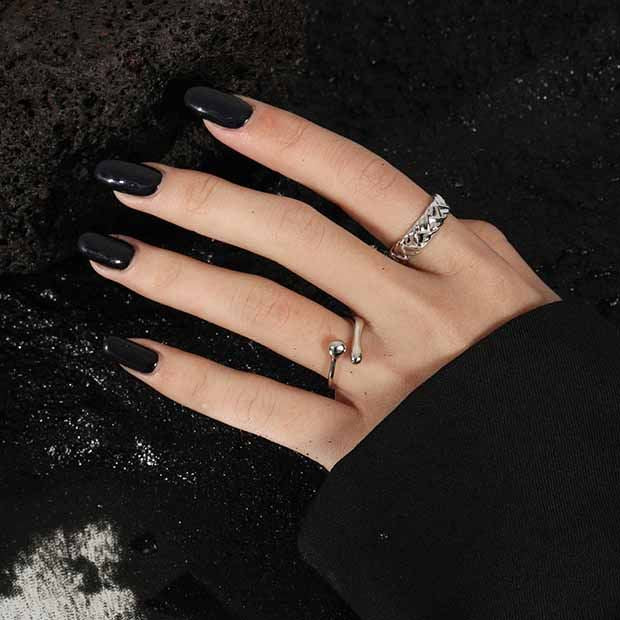Fashion Twist Knitting 925 Sterling Silver Adjustable Ring - SterlingSilberSchmuck