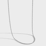 Lade das Bild in den Galerie-Viewer, Minimalism Twisted Chain 925 Sterling Silver Necklace
