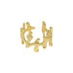 Lade das Bild in den Galerie-Viewer, Casual Irregular Flame 925 Sterling Silver Adjustable Ring
