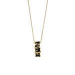 Lade das Bild in den Galerie-Viewer, Holiday Black Serpentine Snake 925 Sterling Silver Necklace
