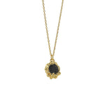 Lade das Bild in den Galerie-Viewer, Lady Black CZ Bubble Flower 925 Sterling Silver Necklace
