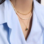 Lade das Bild in den Galerie-Viewer, Lady Black CZ Bubble Flower 925 Sterling Silver Necklace
