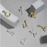 Lade das Bild in den Galerie-Viewer, Fashion Irregular Letters A-Z 925 Sterling Silver Pendant
