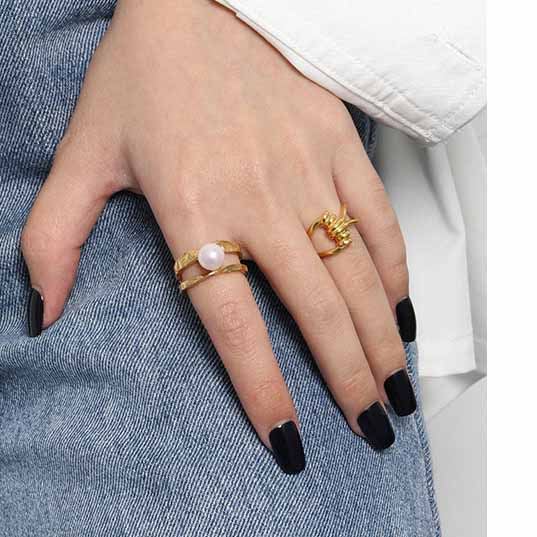 Minimalism Twist Knot 925 Sterling Silver Adjustable Ring - SterlingSilberSchmuck