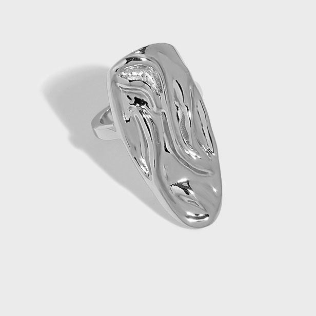 Verstellbarer Nagelring aus 925 Sterlingsilber für Damen von silverbene, elegant und zeitlos gestaltet.