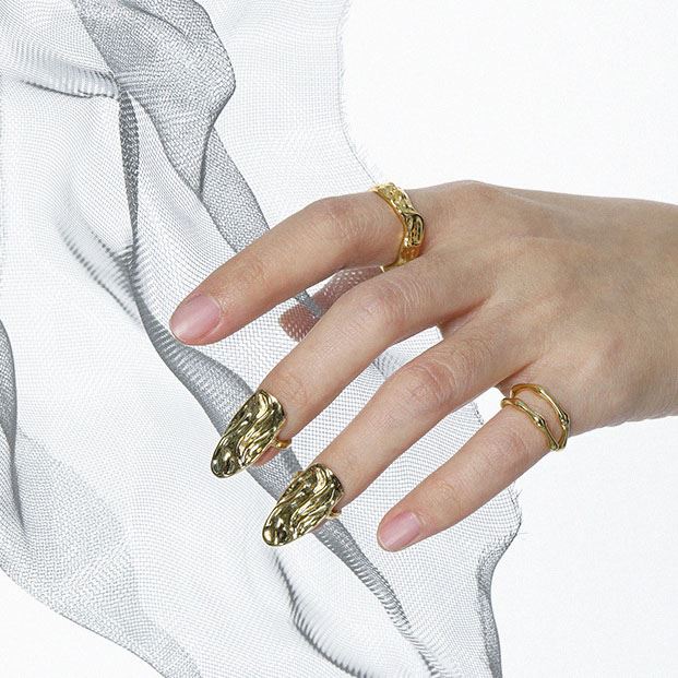 Adjustable 925 sterling silver ring for women by silverbene, featuring a sleek design and elegant shine.