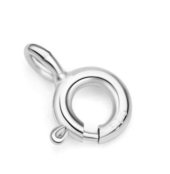 Simple Circle 925 Sterling Silver DIY Clasp & Toggle - SterlingSilberSchmuck