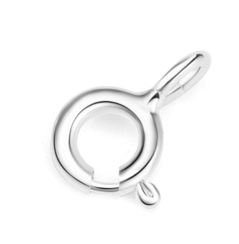Simple Circle 925 Sterling Silver DIY Clasp & Toggle - SterlingSilberSchmuck