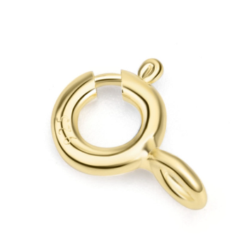 Simple Circle 925 Sterling Silver DIY Clasp & Toggle - SterlingSilberSchmuck