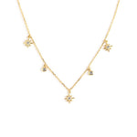 Lade das Bild in den Galerie-Viewer, Women CZ Stars 925 Sterling Silver Necklace
