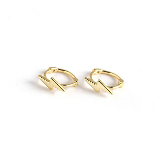 Einfache Hoop Ohrringe 925 Sterlingsilber Minimalistisch