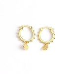 Lade das Bild in den Galerie-Viewer, Fashion Beads Round Tag 925 Sterling Silver Hoop Earrings
