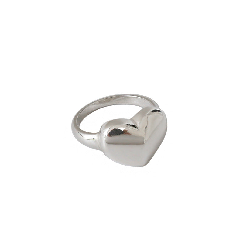 Bridesmaid Heart Love 925 Sterling Silver Ring - SterlingSilberSchmuck
