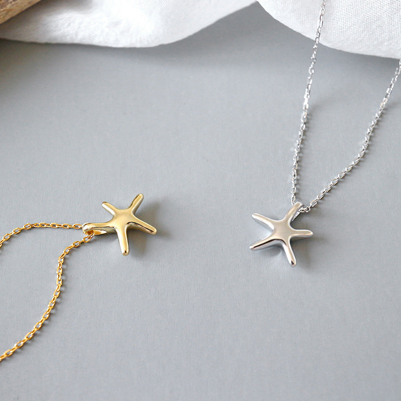 Starfish Halskette aus 925 Sterlingsilber – Sommerlich Minimalistisch