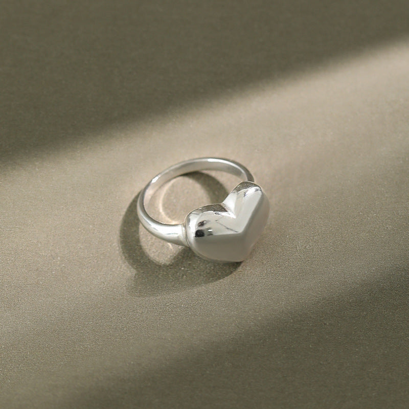 Bridesmaid Heart Love 925 Sterling Silver Ring - SterlingSilberSchmuck