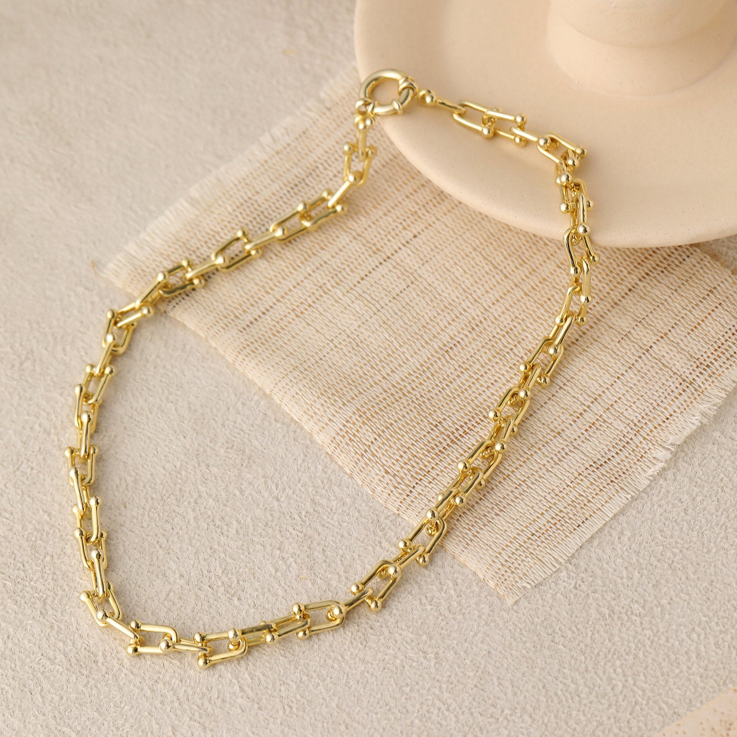 Klassische Hollow Chain Halskette aus 925 Sterlingsilber – Elegant - SterlingSilberSchmuck