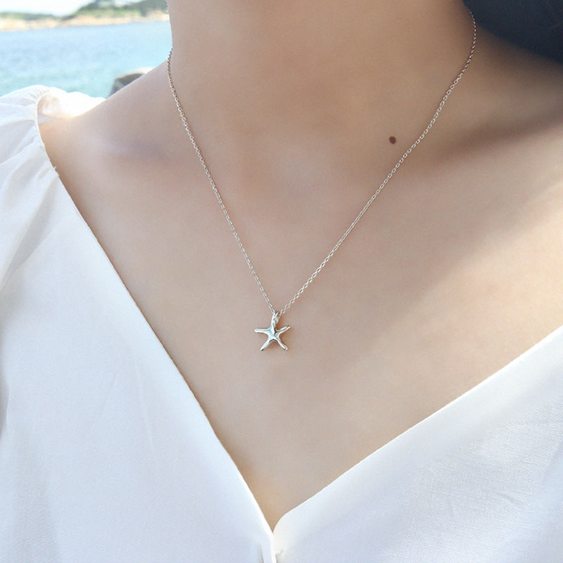 Starfish Halskette aus 925 Sterlingsilber – Sommerlich Minimalistisch
