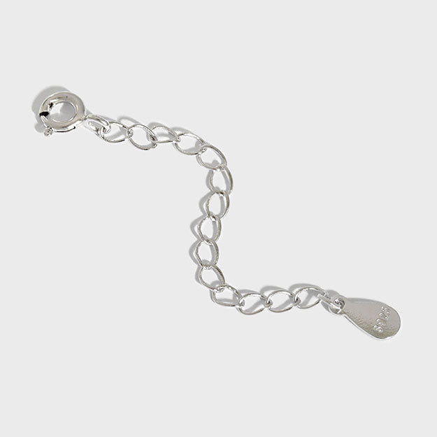 Verlängerungskette 925 Sterling Silber Hollow Chain flexibel