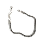 Lade das Bild in den Galerie-Viewer, Vintage Snake Chain 925 Sterling Silver Bracelet
