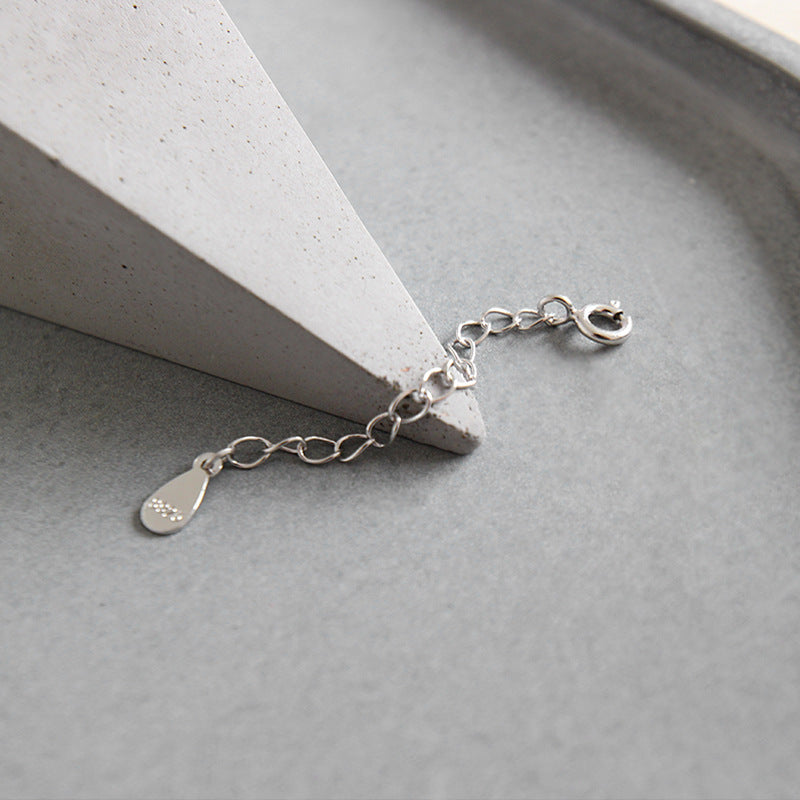 Verlängerungskette 925 Sterling Silber Hollow Chain flexibel