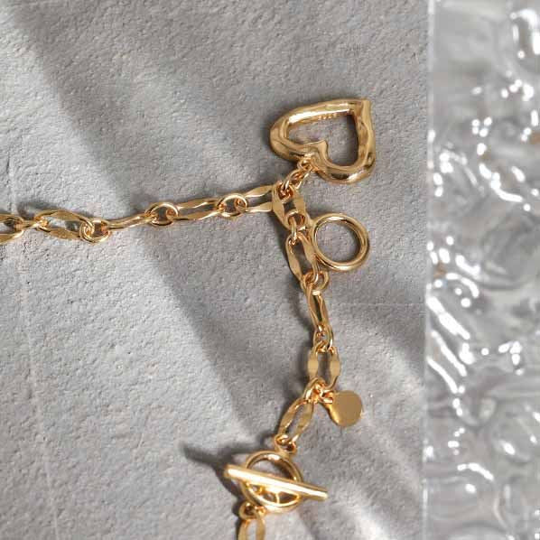 Women Hollow Heart Chain 925 Sterling Silver Necklace - SterlingSilberSchmuck