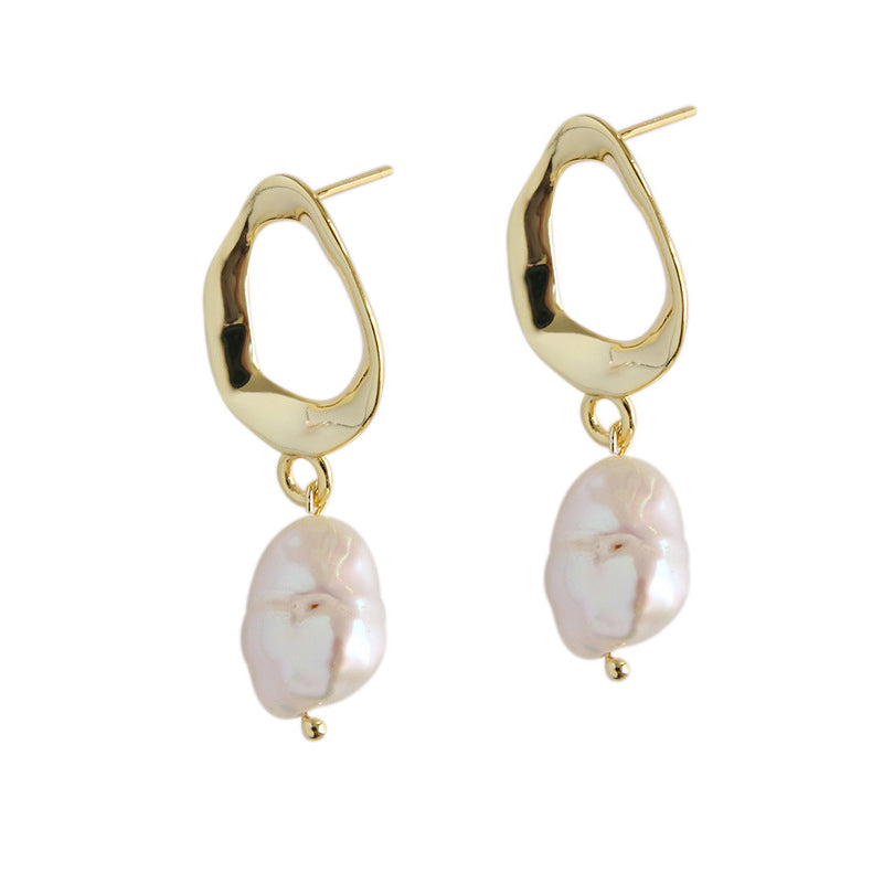 silber ohrhaenger aus 925 sterlingsilber mit naturperlen eleganter silberschmuck