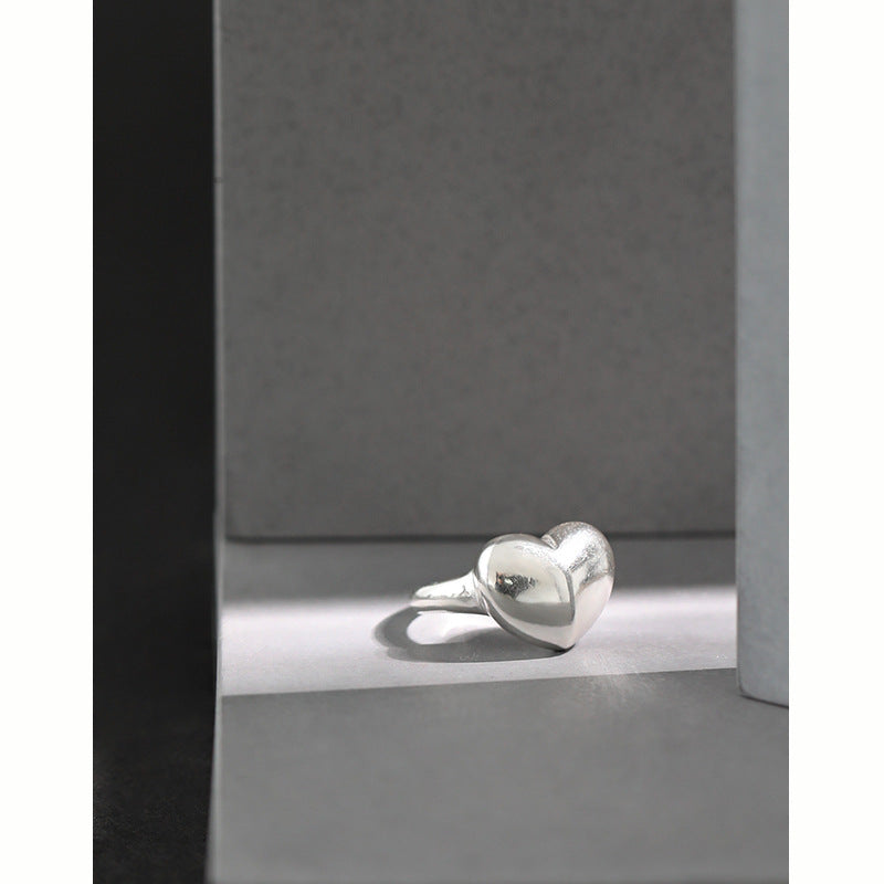 Bridesmaid Heart Love 925 Sterling Silver Ring - SterlingSilberSchmuck