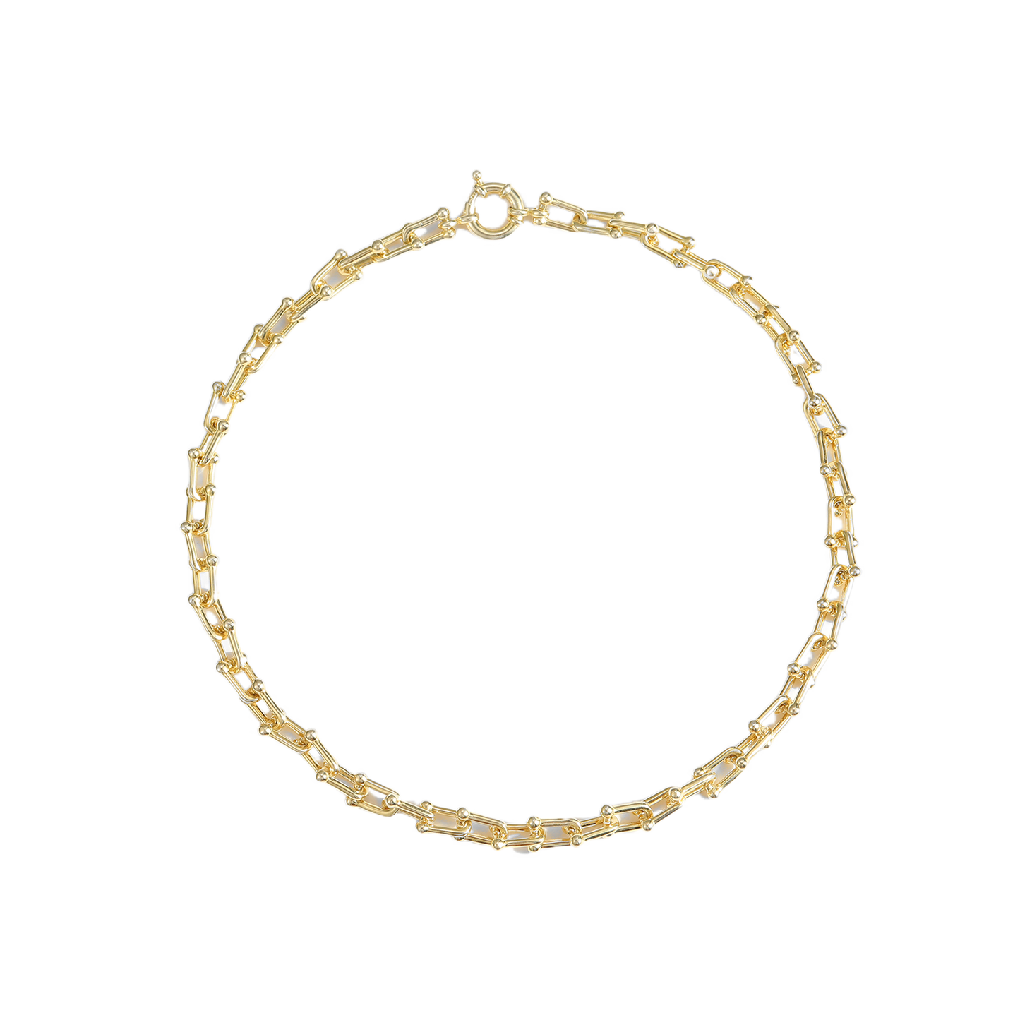 Klassische Hollow Chain Halskette aus 925 Sterlingsilber – Elegant - SterlingSilberSchmuck