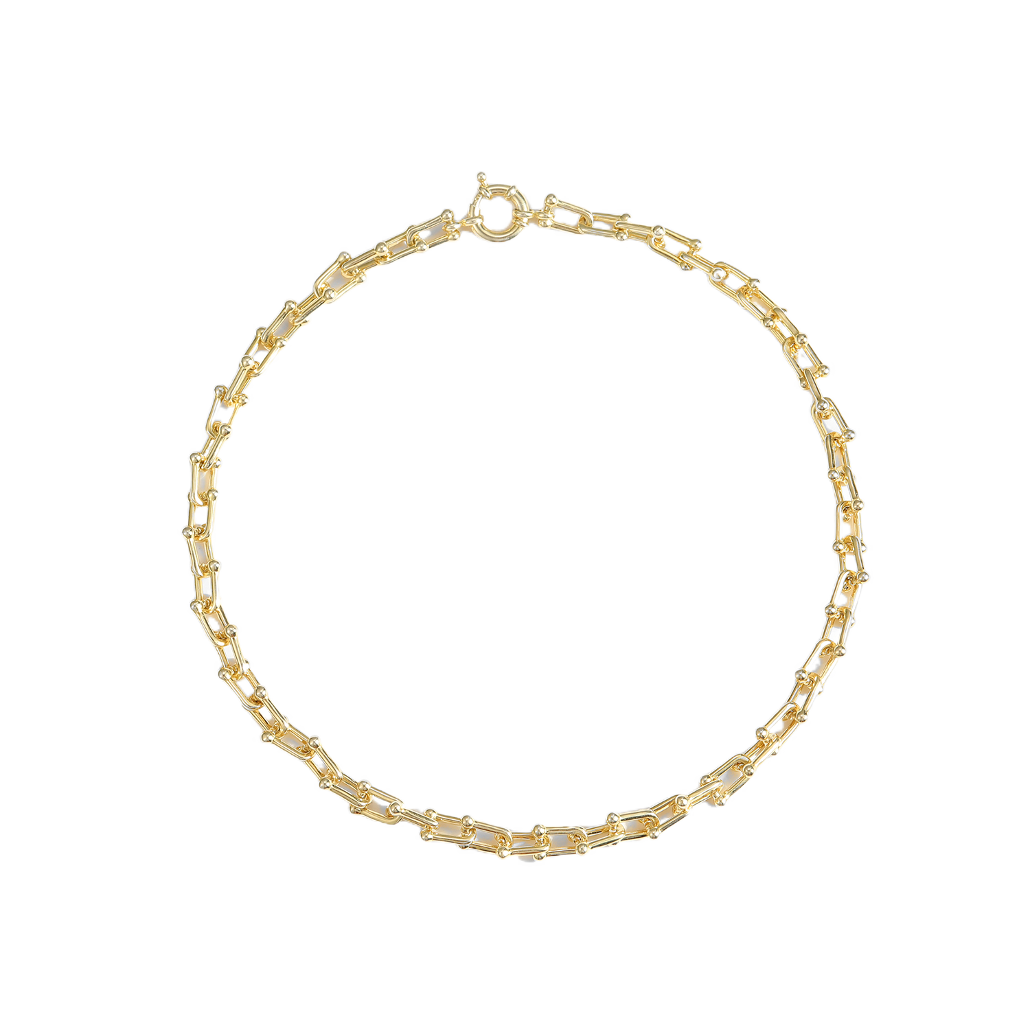 Klassische Hollow Chain Halskette aus 925 Sterlingsilber – Elegant - SterlingSilberSchmuck