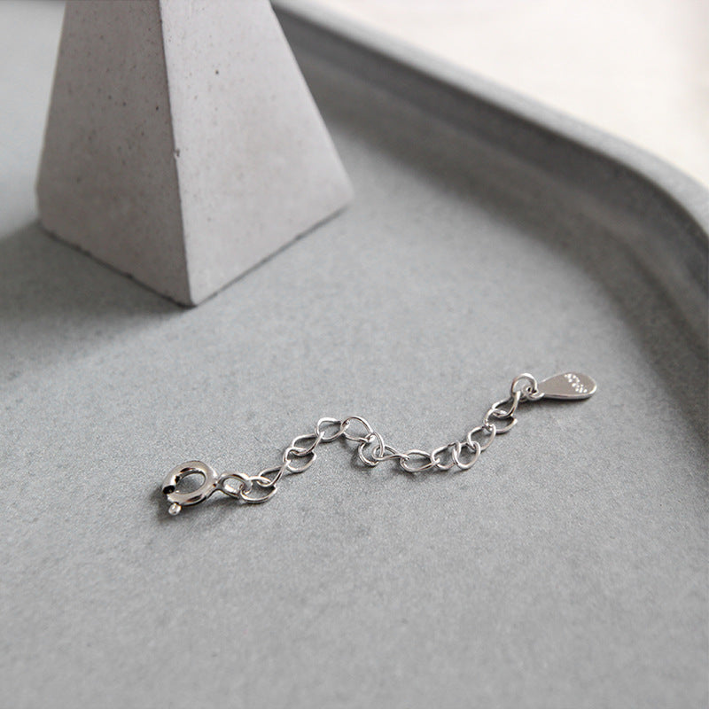 Verlängerungskette 925 Sterling Silber Hollow Chain flexibel
