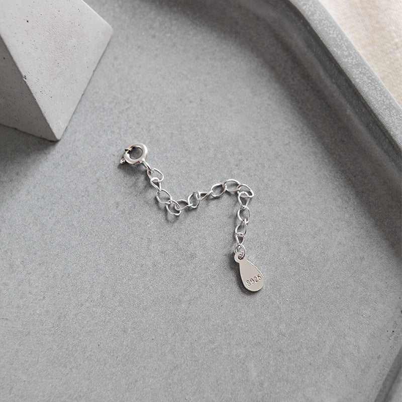Verlängerungskette 925 Sterling Silber Hollow Chain flexibel