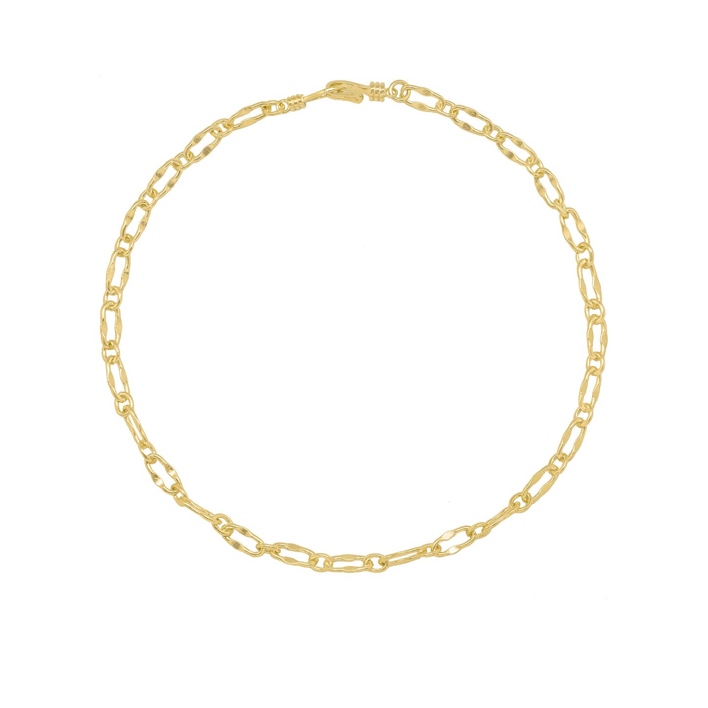 Rechteck Hollow Chain Halskette 925 Sterling Silber geometrisch