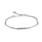 Lade das Bild in den Galerie-Viewer, Fashion Double Layer Box 925 Sterling Silver Bracelet
