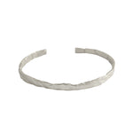 Lade das Bild in den Galerie-Viewer, Simple Concave Convex Round 925 Sterling Silver Open Bangle
