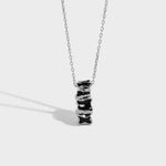 Lade das Bild in den Galerie-Viewer, Holiday Black Serpentine Snake 925 Sterling Silver Necklace
